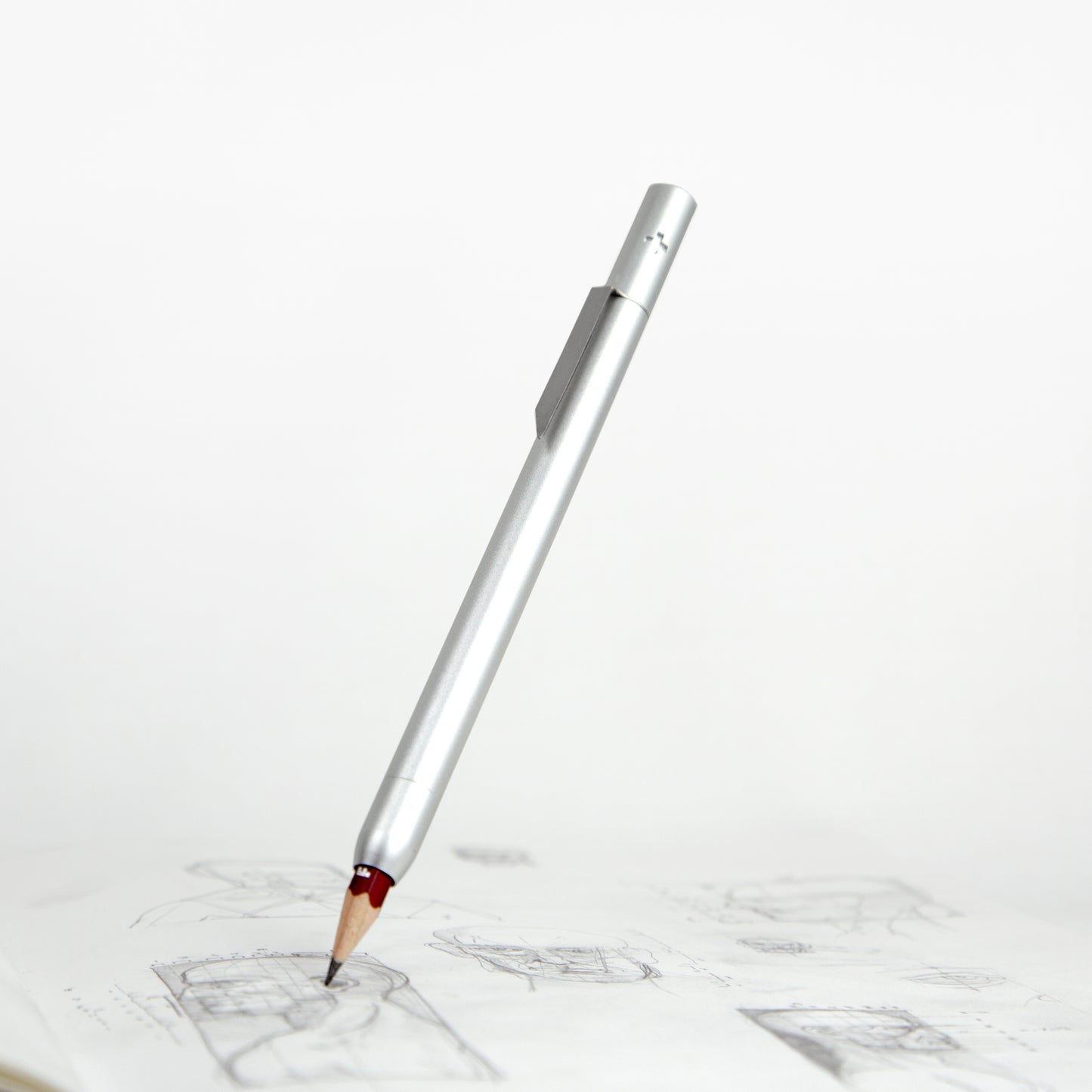 pencil+ Aluminum Silver